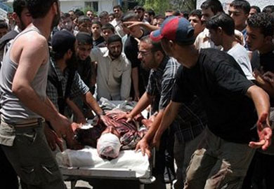 إصابة فلسطينين في انفجار برفح